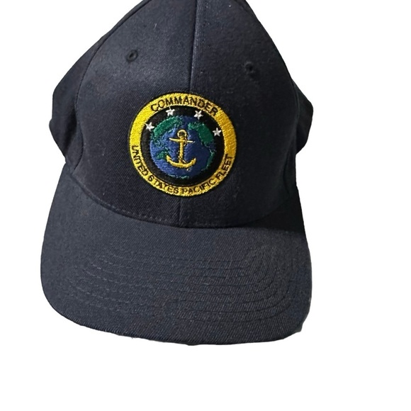 Flexfit Men's L/XL Commander United States Pacific Fleet hat - Picture 1 of 4